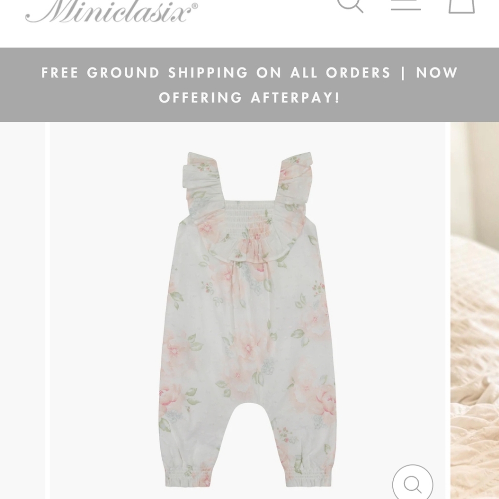 Brand New Miniclasix Girls Coverall
